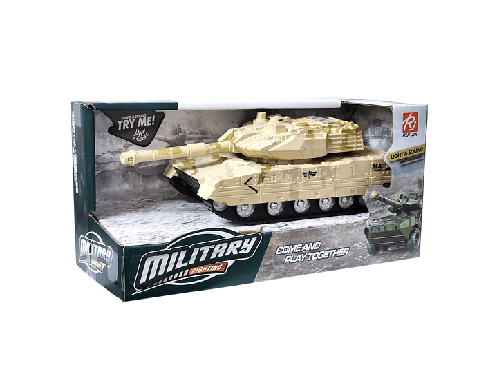Juguete Tanque Guerra Militar Luz/ Sonido/ Fricción DBG1668 5