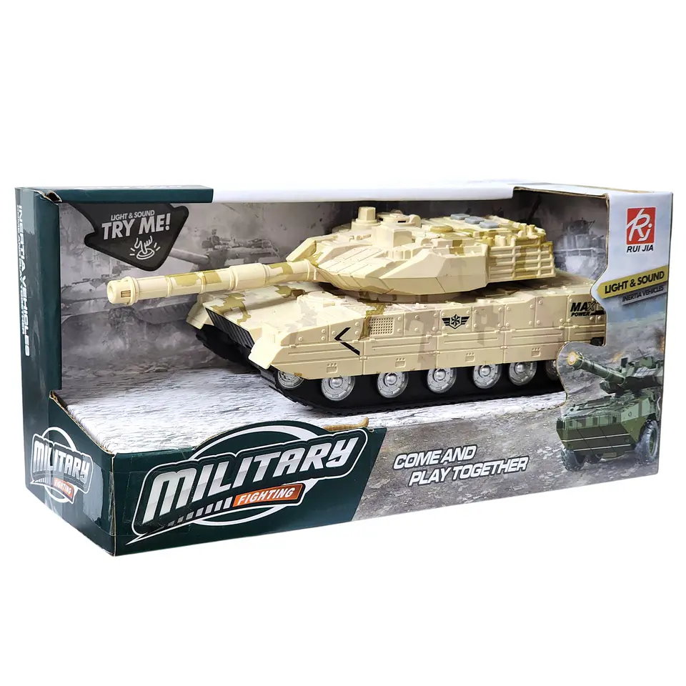 Juguete Tanque Guerra Militar Luz/ Sonido/ Fricción DBG1668 5
