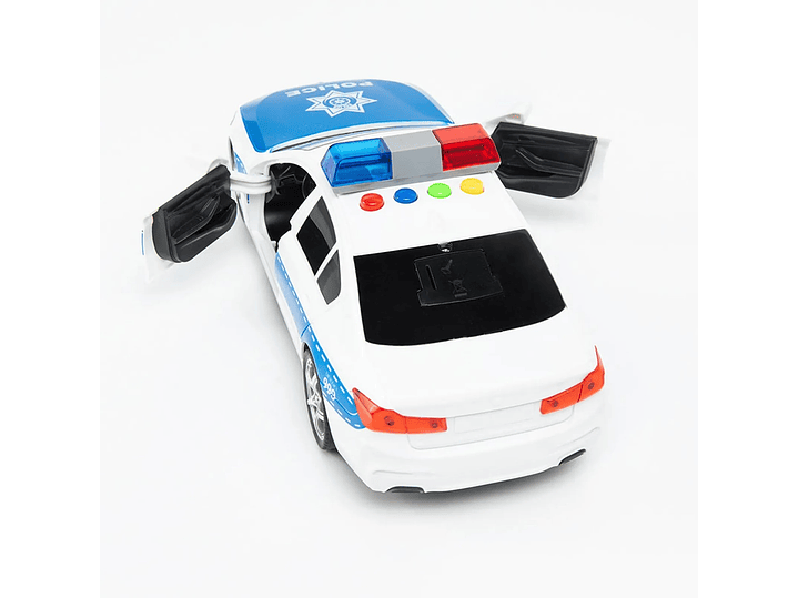 Juguete Auto Policía Con Luces Sonido Y Fricción DBG1674 2