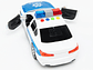 Juguete Auto Policía Con Luces Sonido Y Fricción DBG1674 - Miniatura 2