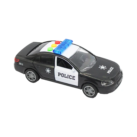 Juguete Auto Policía Patrulla Luces Sonido Fricción DBG1675
