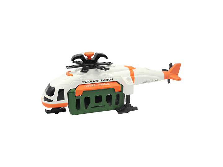 Juguete Helicóptero Transp Dinosaurio Sonido Rescate DBG1672 2