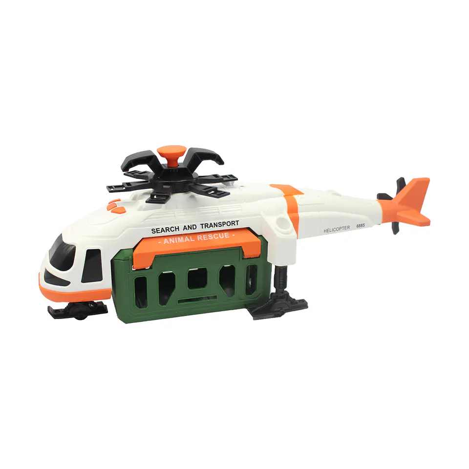 Juguete Helicóptero Transp Dinosaurio Sonido Rescate DBG1672 2