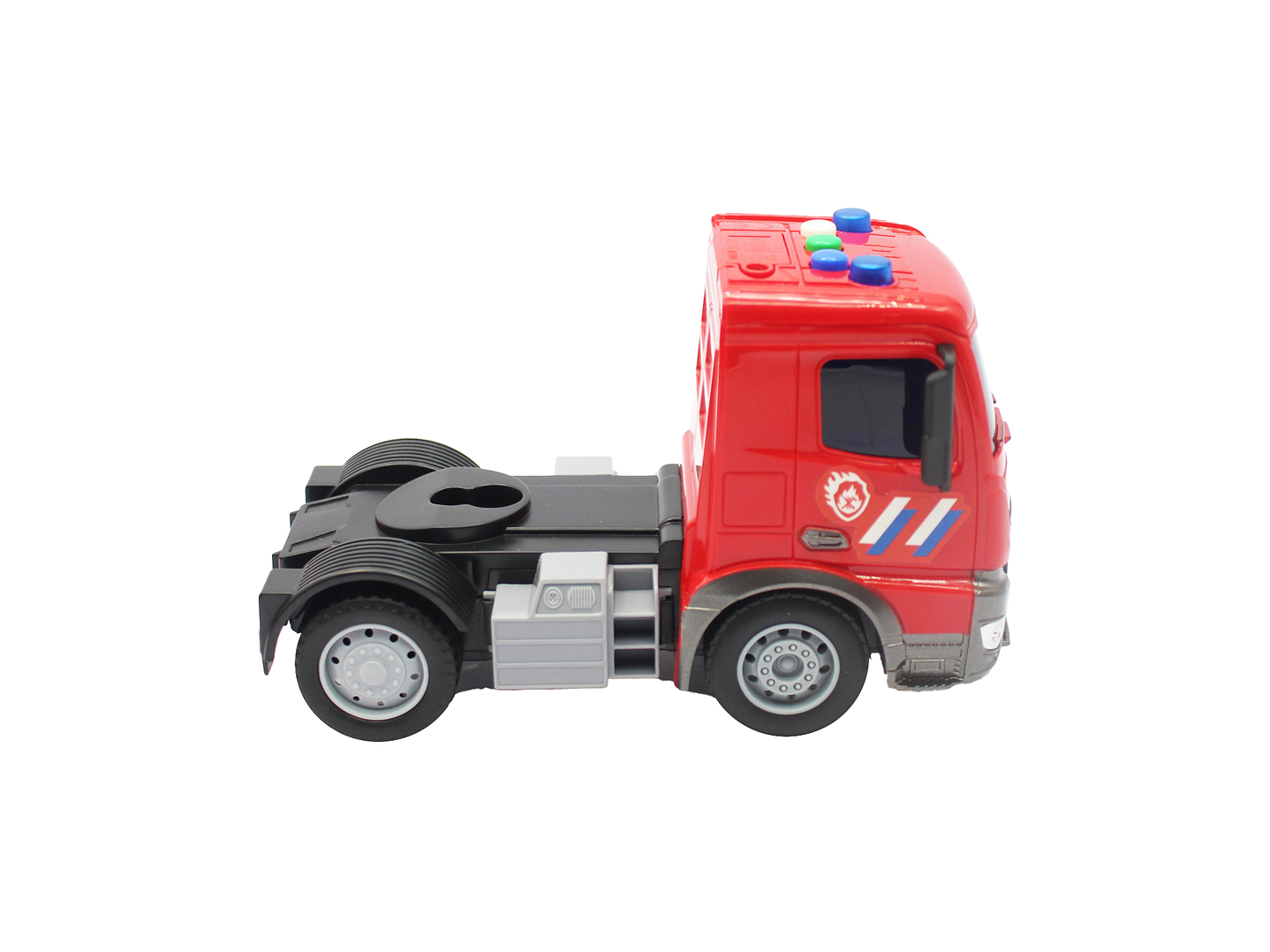 Set Camión Helicóptero Auto Rescate Sonido Fricción DGB1670 4