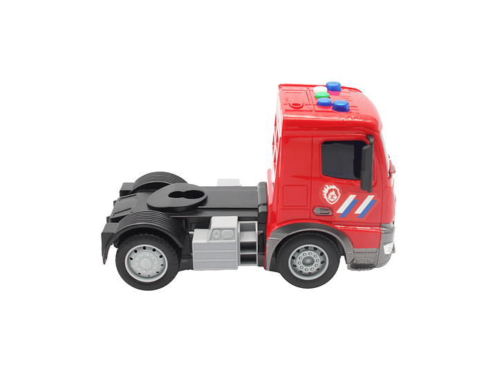 Set Camión Helicóptero Auto Rescate Sonido Fricción DGB1670 4