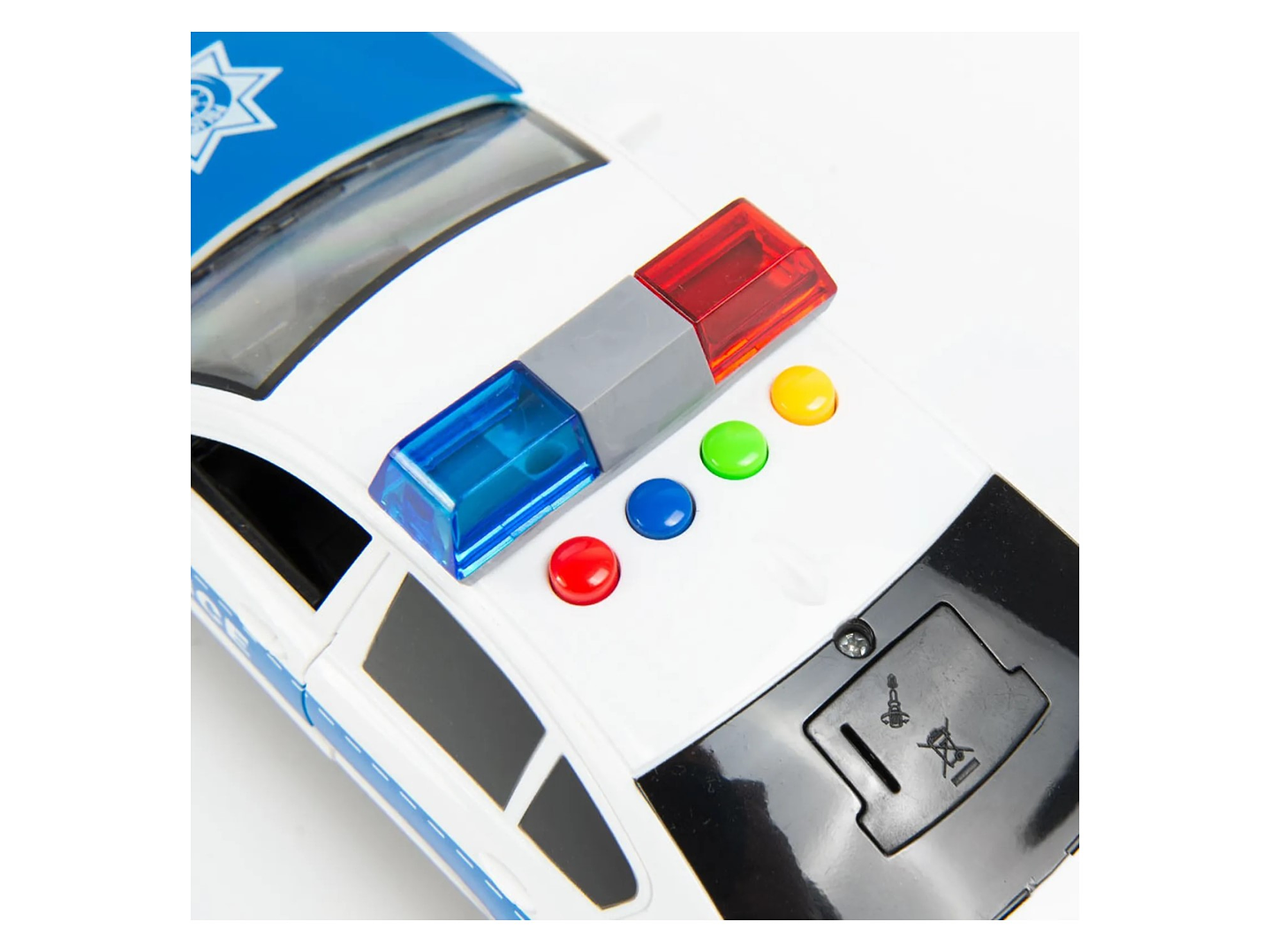 Juguete Auto Policía Con Luces Sonido Y Fricción DBG1674 3