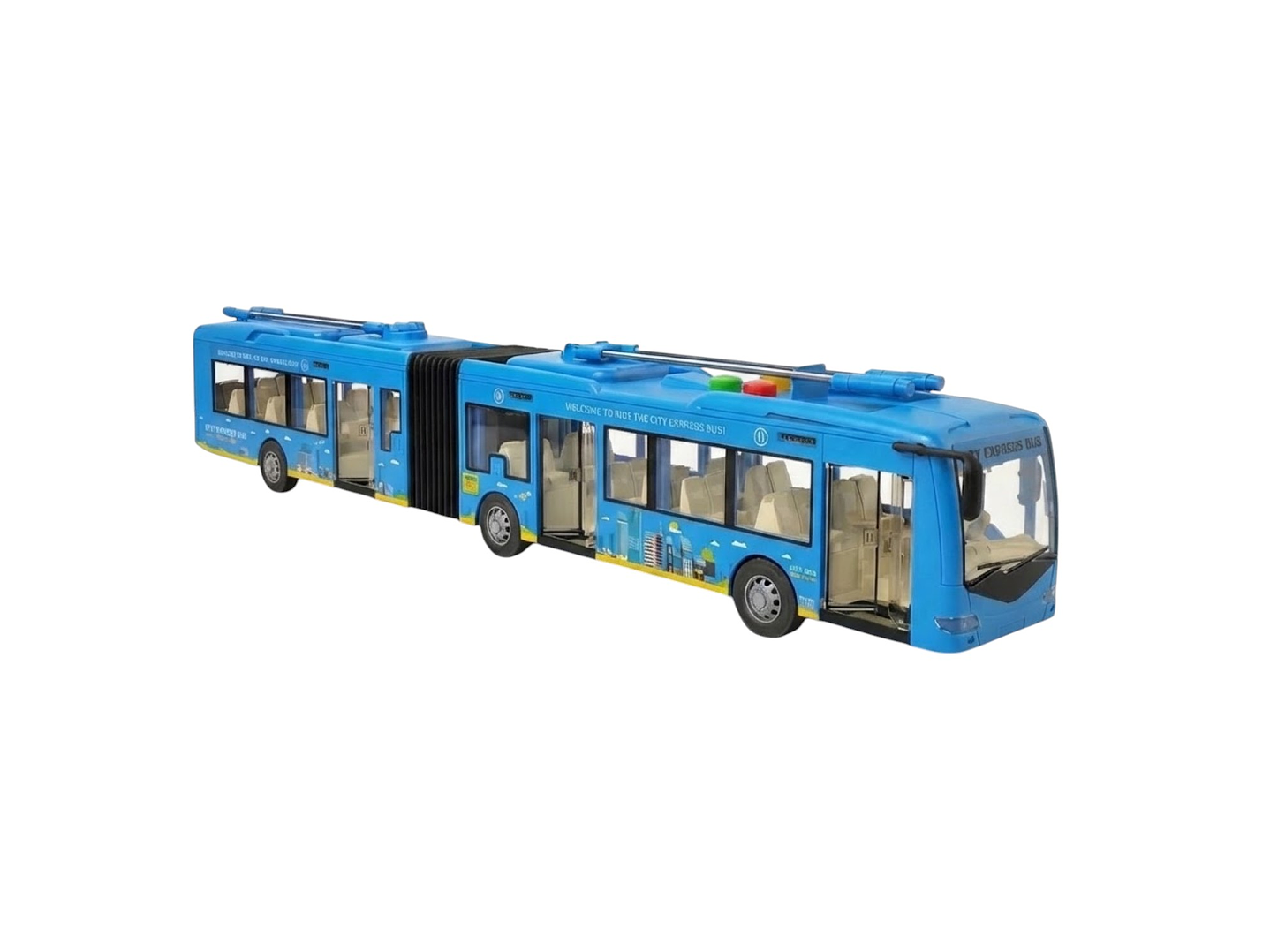 Juguete Autobús Articulado Luz Sonido Fricción DBG1676 1