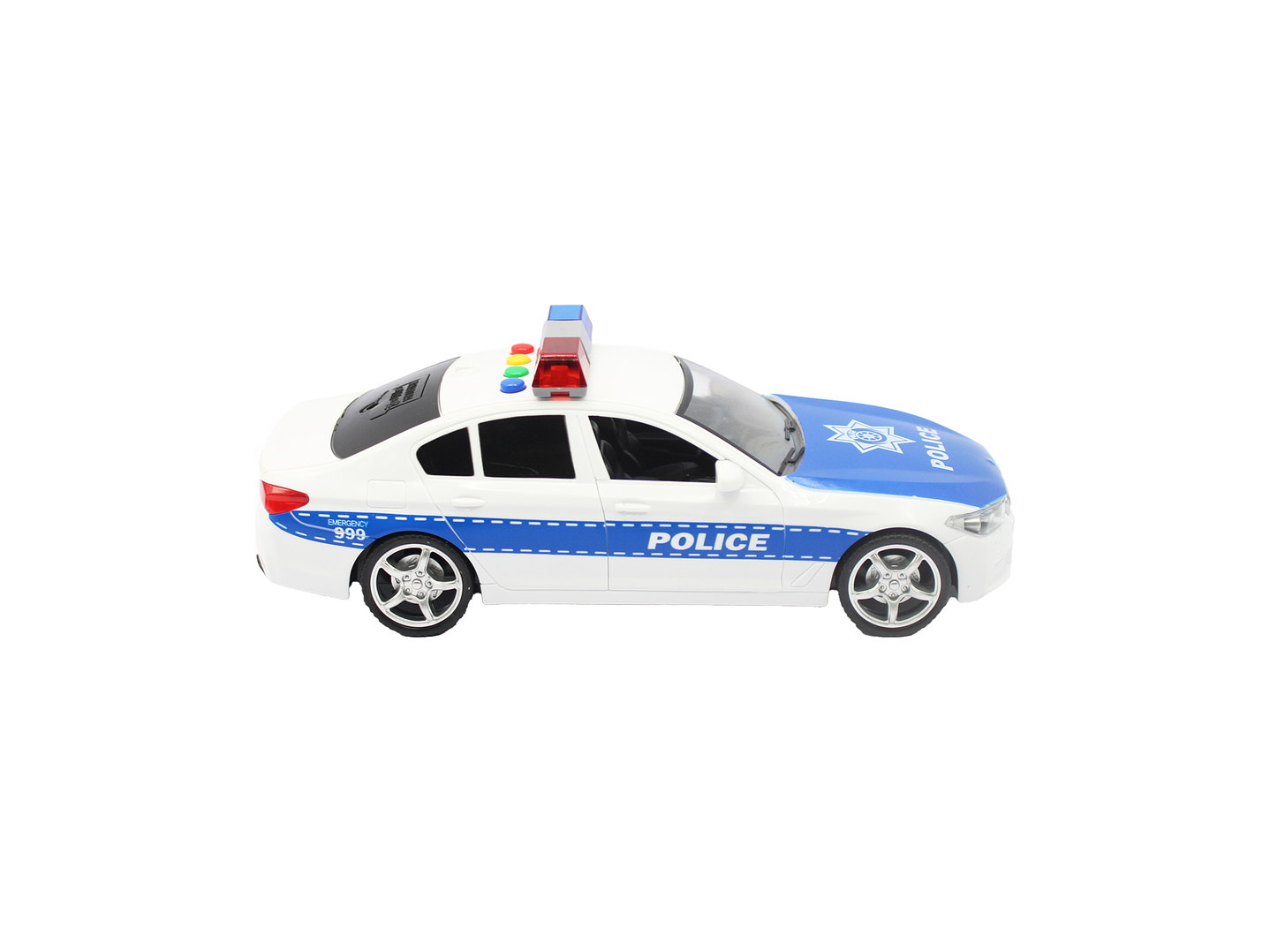 Juguete Auto Policía Con Luces Sonido Y Fricción DBG1674 4