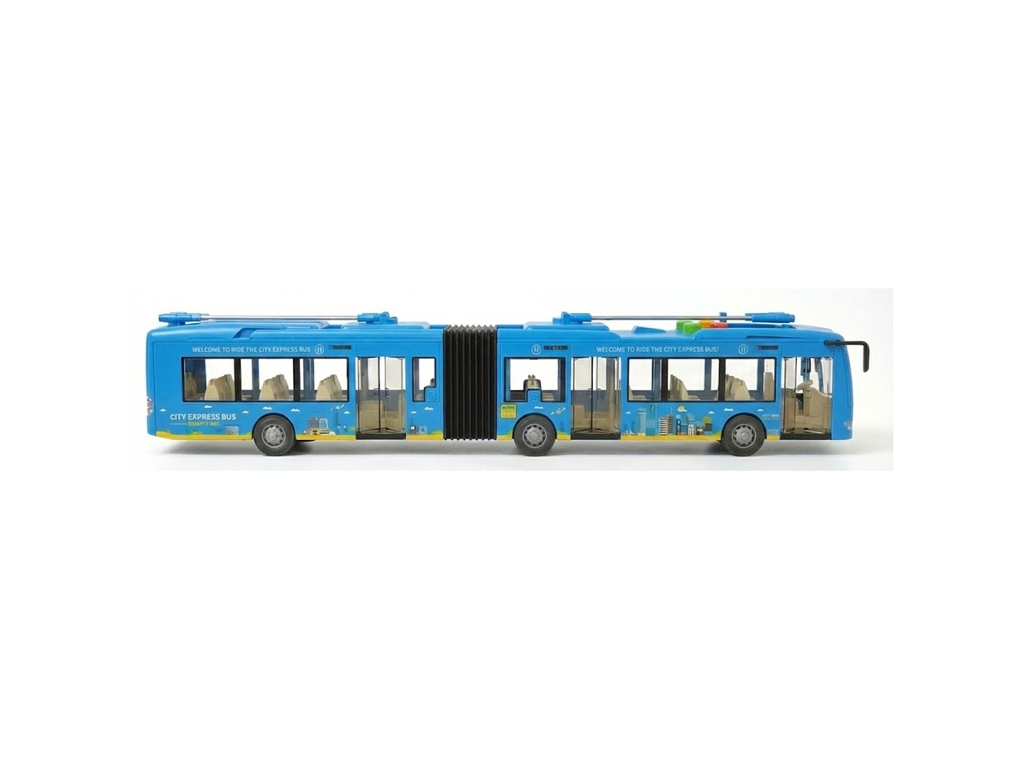 Juguete Autobús Articulado Luz Sonido Fricción DBG1676 2