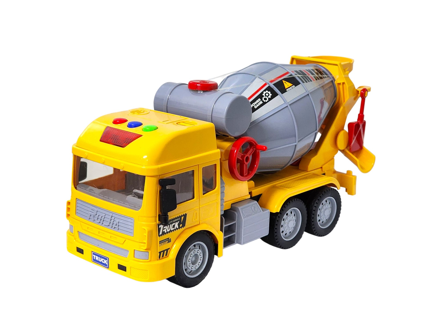 Juguete Camión Hormigonera Sonido Fricción DBG1678 Amarillo 1