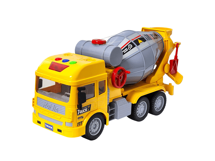 Juguete Camión Hormigonera Sonido Fricción DBG1678 Amarillo 1