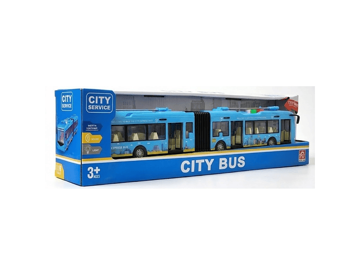 Juguete Autobús Articulado Luz Sonido Fricción DBG1676 4