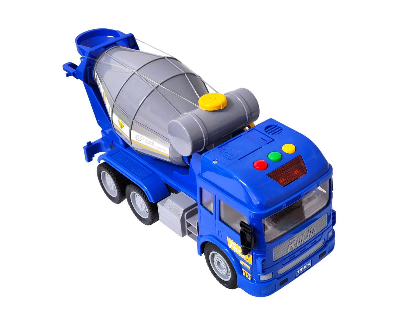 Juguete Camión Hormigonera Luz Sonido Fricción DBG1678 Azul 2