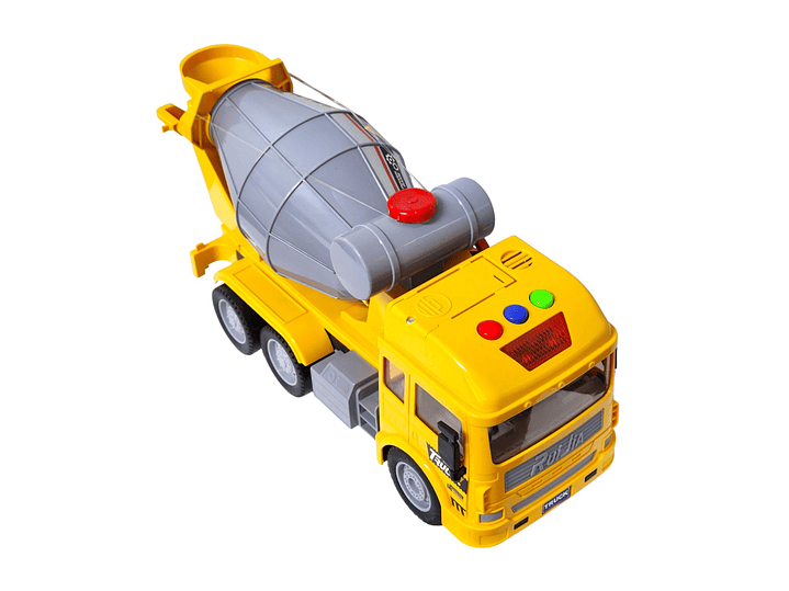 Juguete Camión Hormigonera Sonido Fricción DBG1678 Amarillo 2