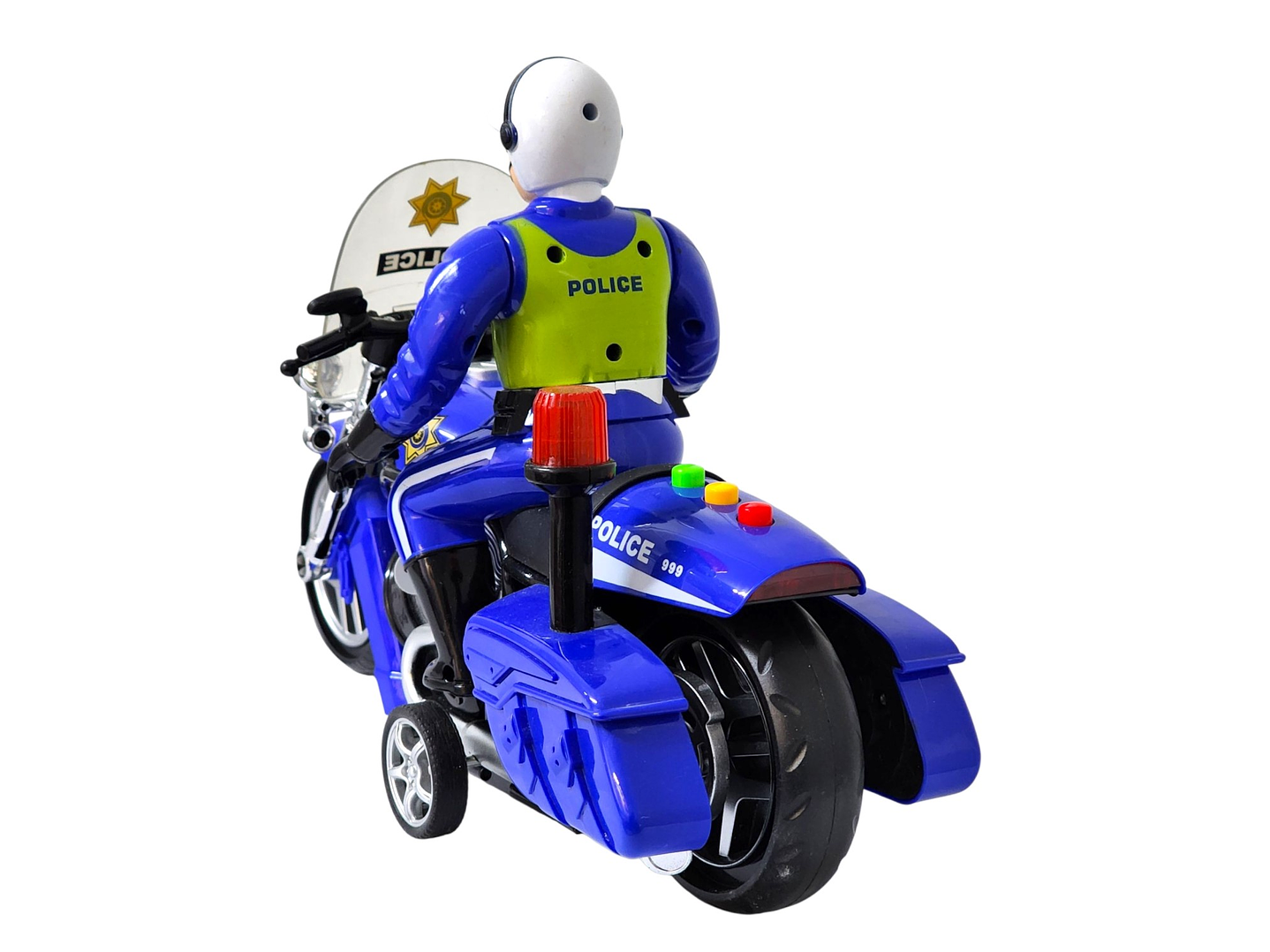 Juguete Moto Policía Luz Sonido Fricción Sujeto Poli DBG1677 2