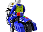 Juguete Moto Policía Luz Sonido Fricción Sujeto Poli DBG1677 - Miniatura 2