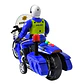 Juguete Moto Policía Luz Sonido Fricción Sujeto Poli DBG1677 - Miniatura 2