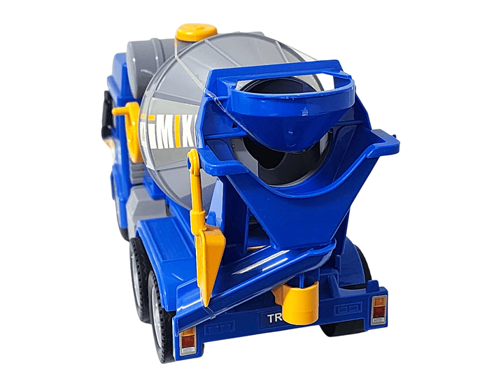 Juguete Camión Hormigonera Luz Sonido Fricción DBG1678 Azul 3