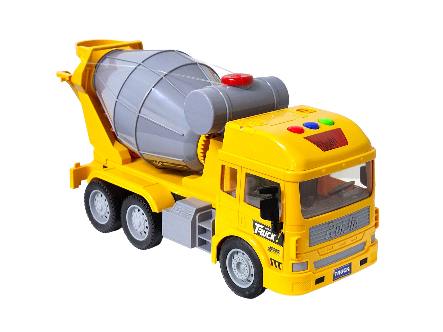 Juguete Camión Hormigonera Sonido Fricción DBG1678 Amarillo 3