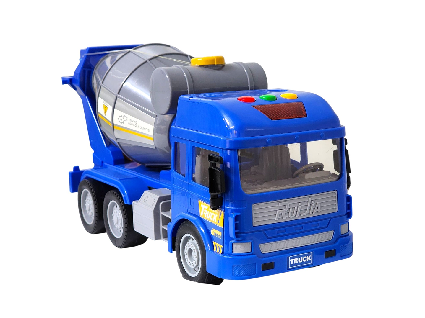 Juguete Camión Hormigonera Luz Sonido Fricción DBG1678 Azul 4