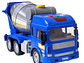 Juguete Camión Hormigonera Luz Sonido Fricción DBG1678 Azul - Miniatura 4