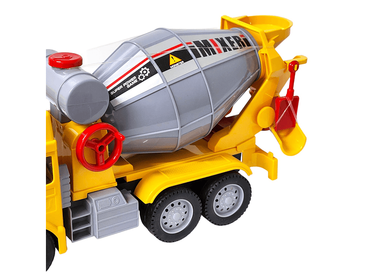 Juguete Camión Hormigonera Sonido Fricción DBG1678 Amarillo 4