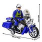 Juguete Moto Policía Luz Sonido Fricción Sujeto Poli DBG1677 - Miniatura 4