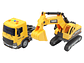Juguete Camión Plataforma Y Excavadora Luz Sonido DBG1679 - Miniatura 4