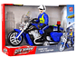 Juguete Moto Policía Luz Sonido Fricción Sujeto Poli DBG1677 - Miniatura 6