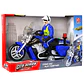 Juguete Moto Policía Luz Sonido Fricción Sujeto Poli DBG1677 - Miniatura 6