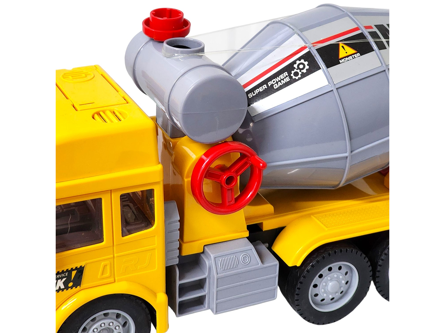 Juguete Camión Hormigonera Sonido Fricción DBG1678 Amarillo 7