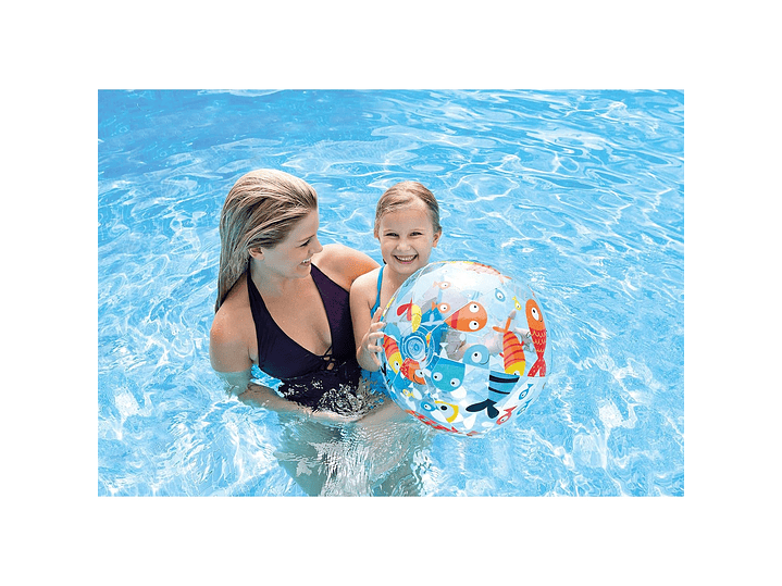 Pelota de Playa Multicolor 51cm Intex 59040NP Piscina  5