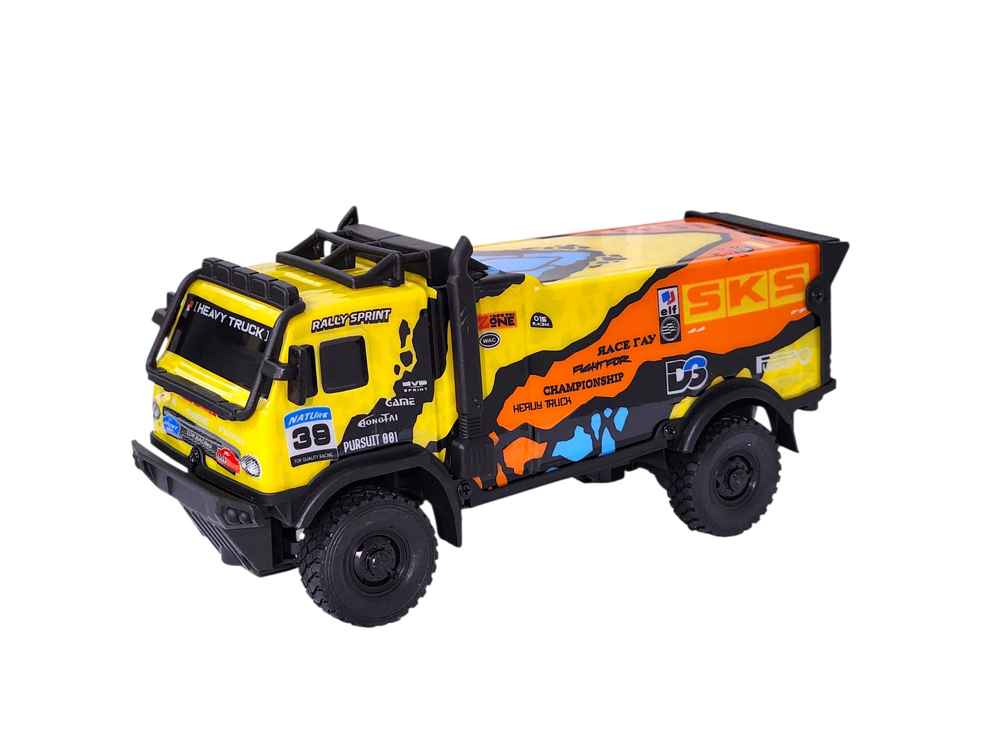 Juguete Camión Rally 4 Canales Control Remoto Luces DBG1691 4