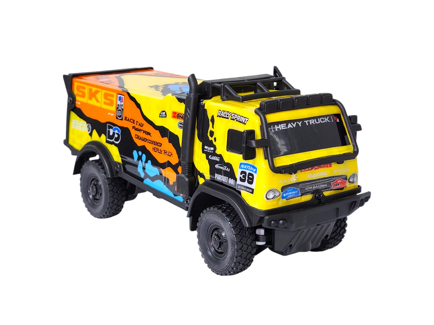 Juguete Camión Rally 4 Canales Control Remoto Luces DBG1691 5