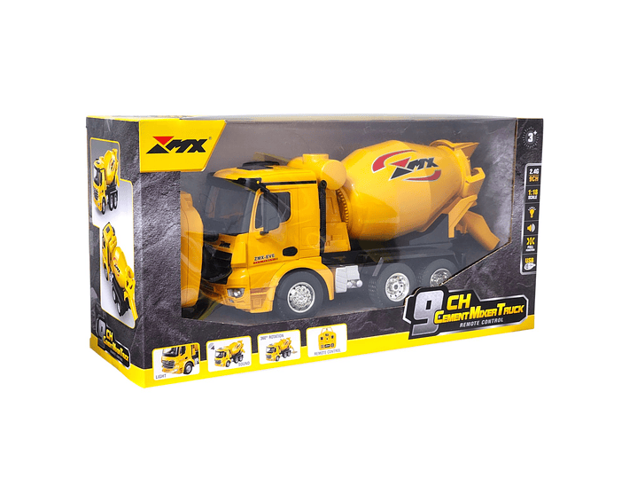 Juguete Camión Hormigonera RC Esc 1:18 Luz Sonido DBG1693 2