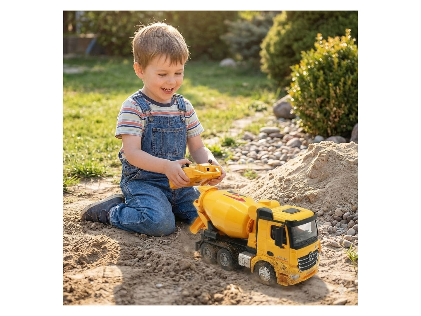 Juguete Camión Hormigonera RC Esc 1:18 Luz Sonido DBG1693 3