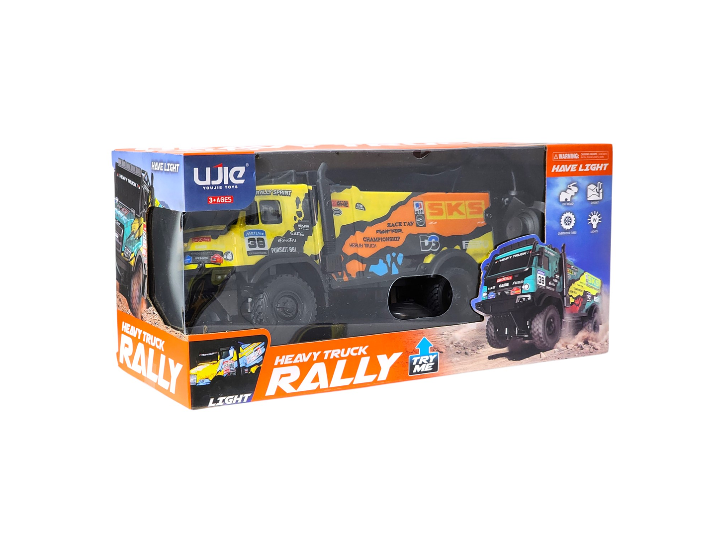 Juguete Camión Rally 4 Canales Control Remoto Luces DBG1691 8