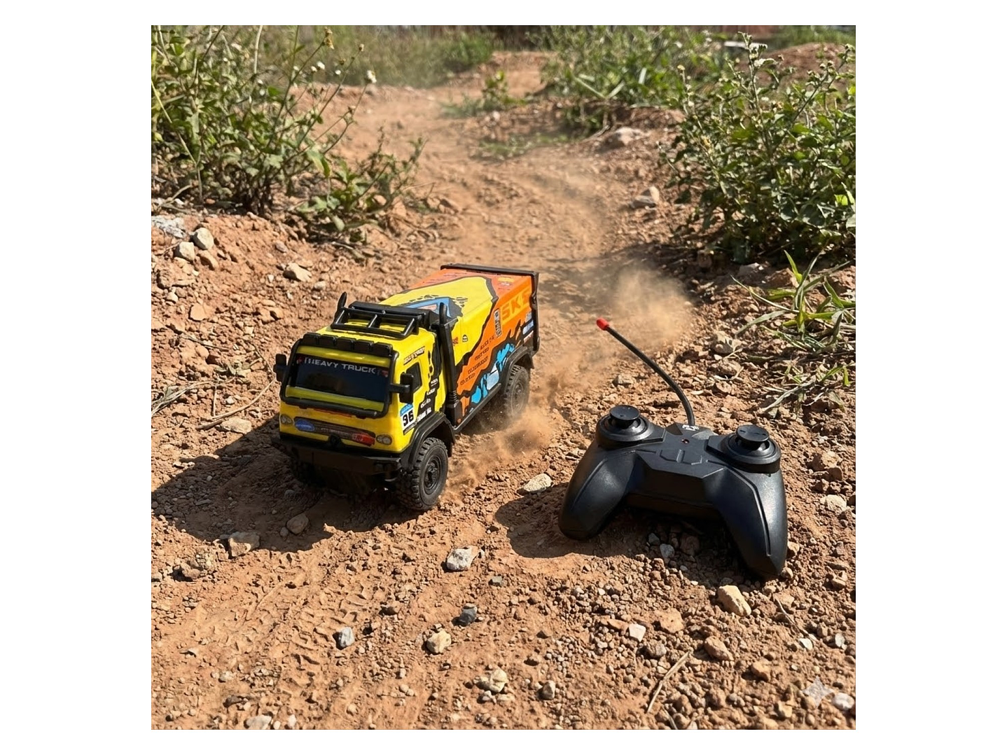 Juguete Camión Rally 4 Canales Control Remoto Luces DBG1691 9