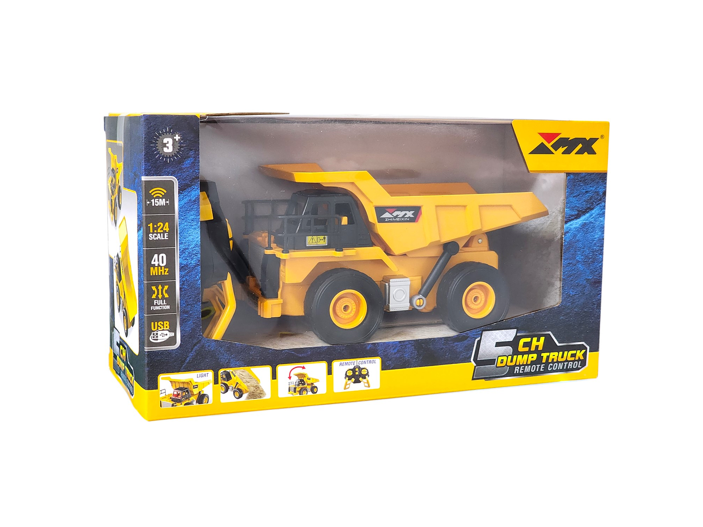 Juguete Camión Carga RC 5 Canales Batería Recargable DBG1695 3