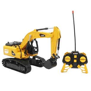 Juguete Excavadora RC 5 Canales Esc 1:24 Recargable DBG1697