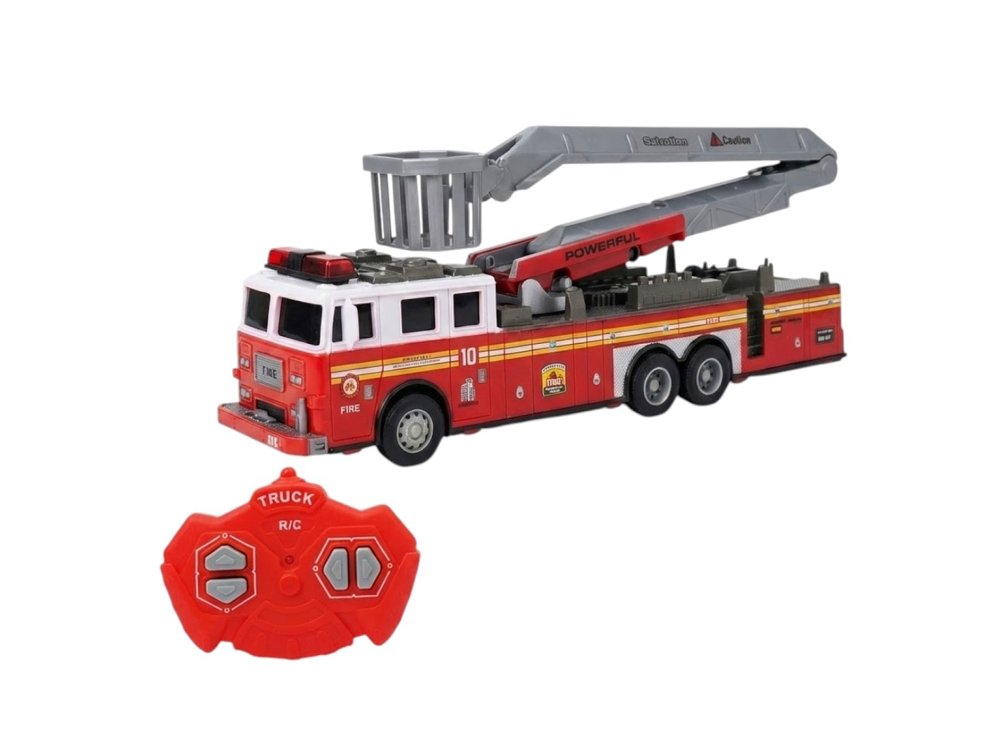 Juguete Camión Bomberos RC 2.4 Ghz Sonido Escalera DBG1698 1