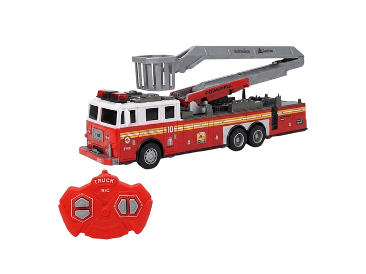 Juguete Camión Bomberos RC 2.4 Ghz Sonido Escalera DBG1698 1