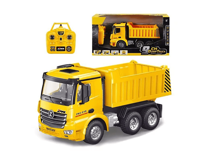 Juguete Camión Carga RC 9 Canales Batería Recargable DBG1694 4