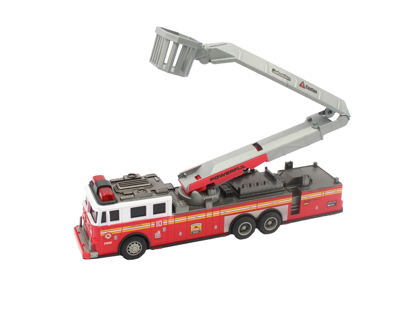 Juguete Camión Bomberos RC 2.4 Ghz Sonido Escalera DBG1698 3
