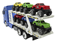 Juguete Camión Transportador Mosquito + 6 Autos DBG1614BL - Miniatura 2