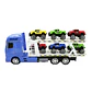 Juguete Camión Transportador Mosquito + 6 Autos DBG1614BL - Miniatura 3