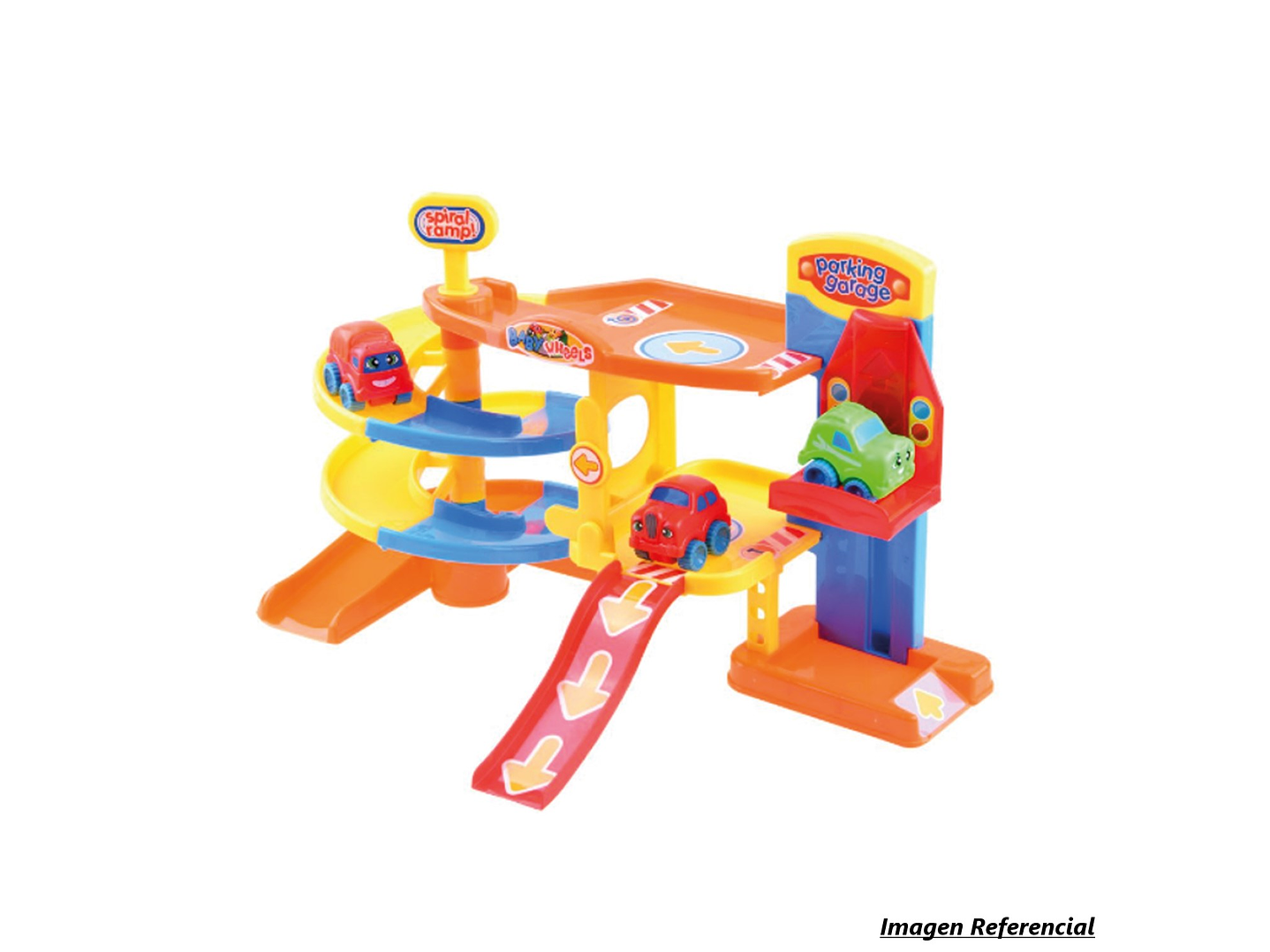 Set de Pista Estacionamiento 20pz + 2 Autos Infantil DBG1608 2