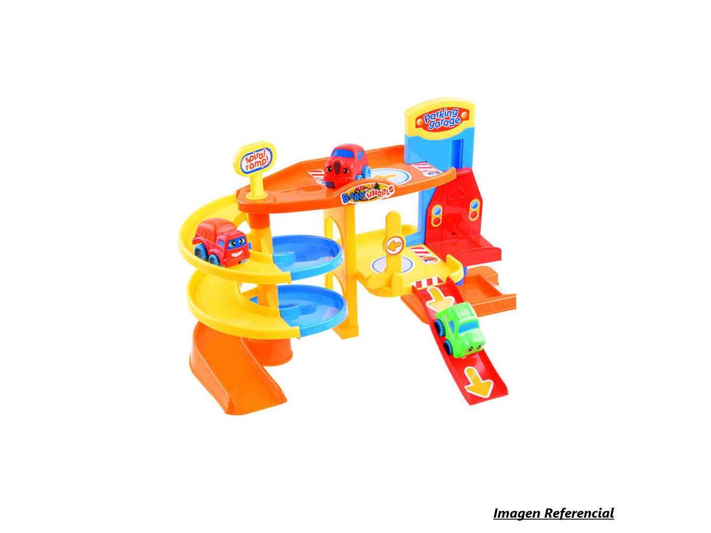 Set de Pista Estacionamiento 20pz + 2 Autos Infantil DBG1608 4