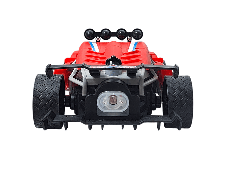 Auto de carrera RC Luz Música y Vapor Trasero DBG1759R Rojo 6