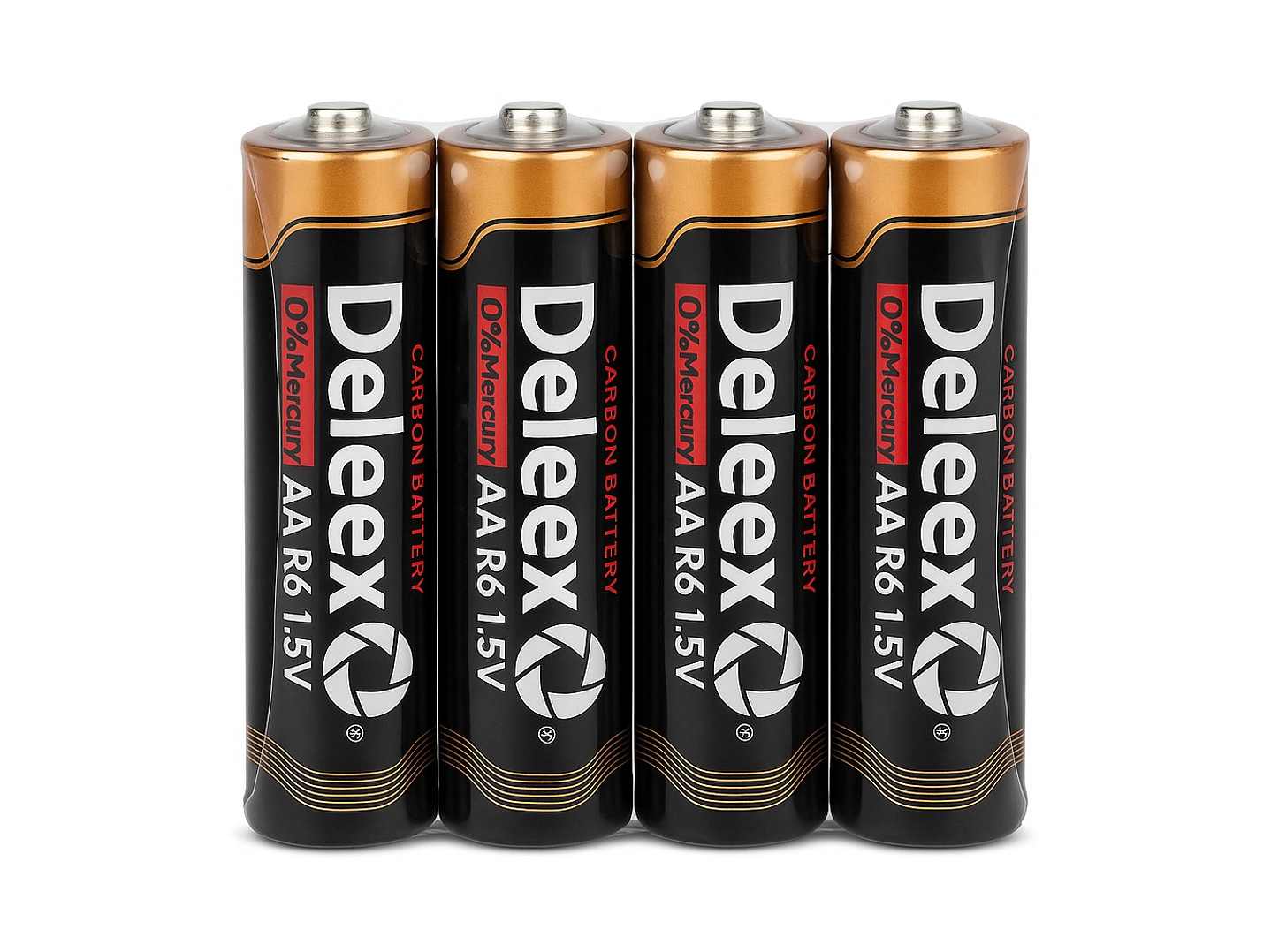 Pack 60 Pilas Deleex Gold AA Carbon Battery R6 2